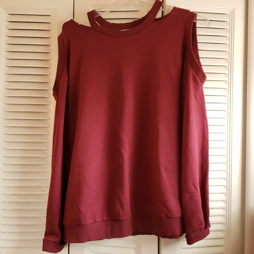 Distressed Sweatshirt - only worn once
